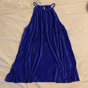 Royal Ribbed High Neck Tank